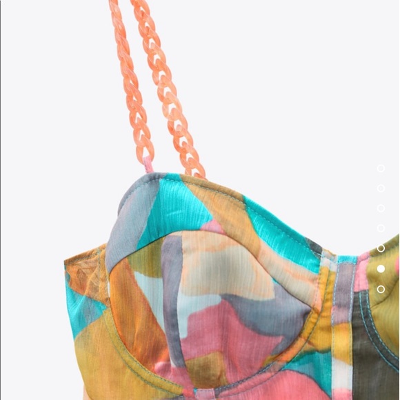 BNWT CHAIN STRAP PRINT DRESS SZ SM - Picture 12 of 16